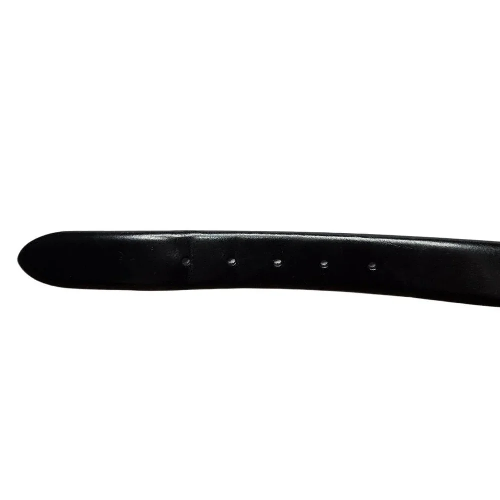 Joseph Abboud Men's 36/90 Black Leather Classic Dress Belt Handmade Italy Work